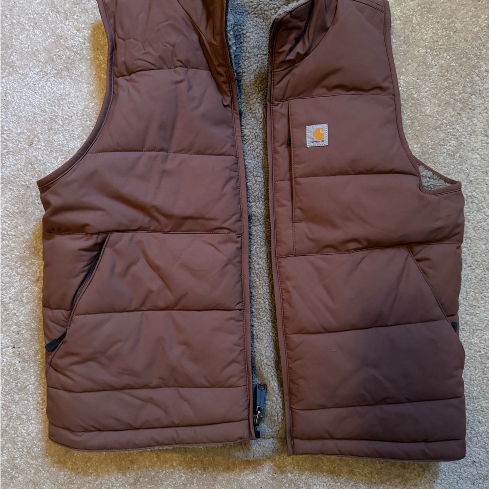 Carhartt Chocolate Brown Quilted Vest